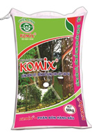 KOMIX - Phân lân hữu cơ vi sinh cho cây cao su