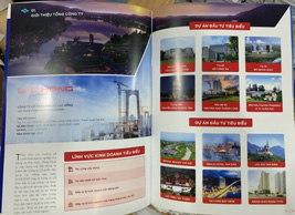 In catalogue brochure