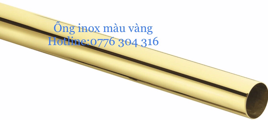 ống Inox Màu Vàng