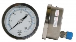 Đồng hồ đo áp suất Model 27B - chân sau