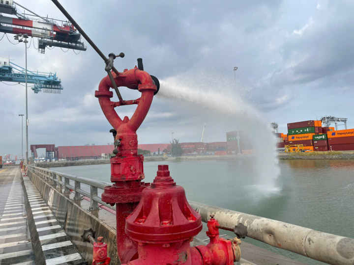 Bảo trì bơm chữa cháy cho Cảng Cái Mép