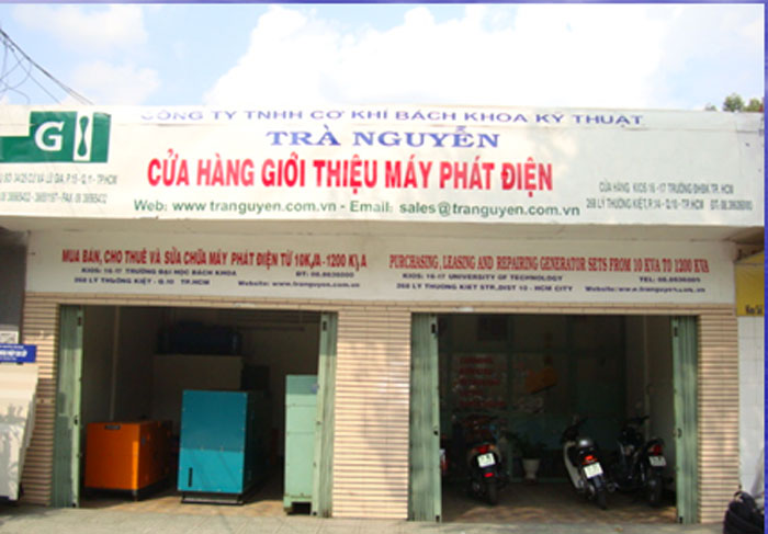 Cửa hàng giới thiệu sản phẩm của công ty - Trà Nguyễn - Công Ty TNHH Cơ Khí Bách Khoa Kỹ Thuật Trà Nguyễn