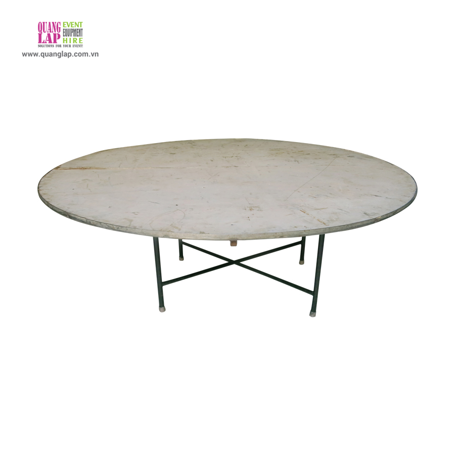 Bàn tròn 1.8m gỗ