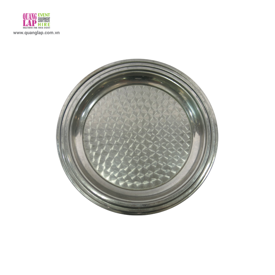 Mâm inox tròn