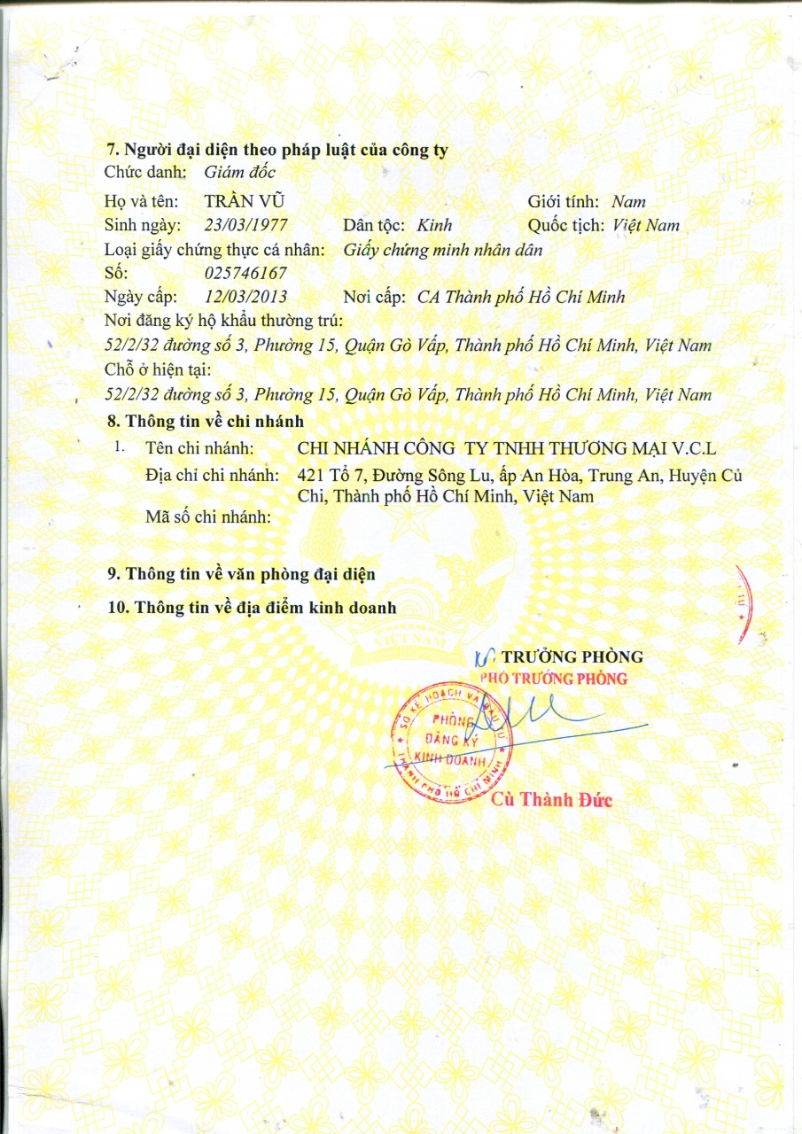 Chứng chỉ, chứng nhận - Bếp Gas IKURA Việt Nam - Công Ty Cổ Phần IKURA Việt Nam