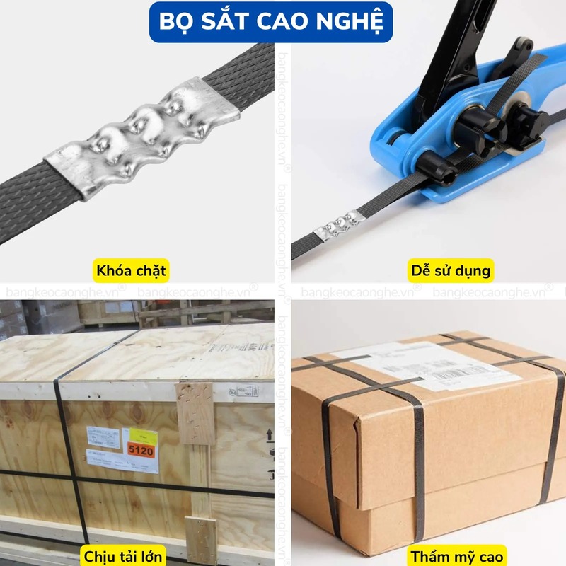 Bọ sắt kẹp đai - Băng Keo Cao Nghệ - Công Ty TNHH Băng Keo Cao Nghệ