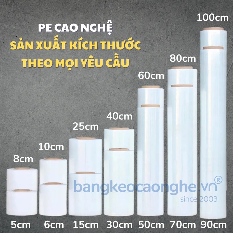 Màng bọc PE - Băng Keo Cao Nghệ - Công Ty TNHH Băng Keo Cao Nghệ