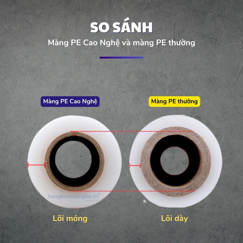 Màng PE Cao Nghệ và màng PE thường - Băng Keo Cao Nghệ - Công Ty TNHH Băng Keo Cao Nghệ