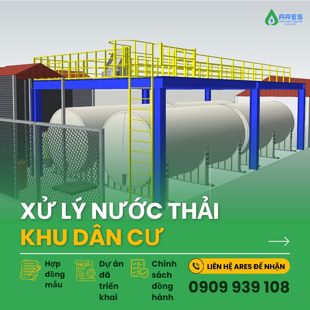 Hệ thống xử lý nước thải khu dân cư