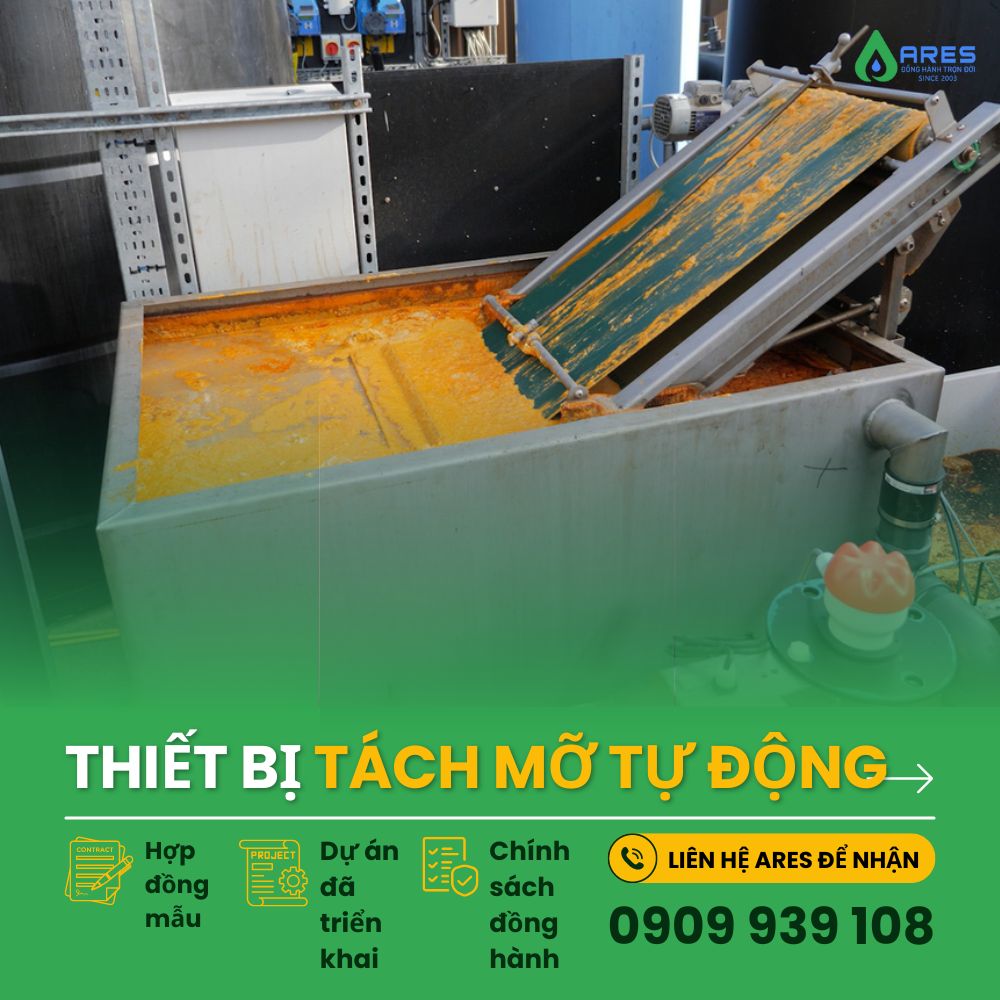 Thiết bị tách mỡ tự động - Môi Trường ARES - Công Ty Cổ Phần Giải Pháp Môi Trường ARES