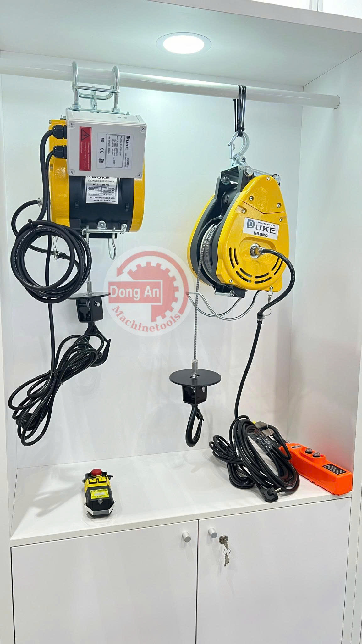 Tời cáp treo dạng mini
