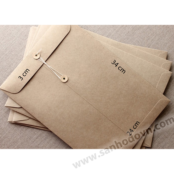Bao thư giấy - In ấn San Hô Đỏ  - Công Ty Trách Nhiệm Hữu Hạn Thương Mại Dịch Vụ San Hô Đỏ