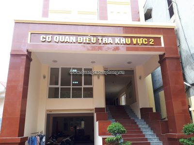 Biển quảng cáo chữ nổi inox