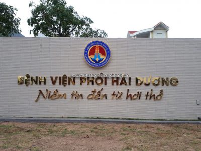 Biển quảng cáo chữ nổi inox