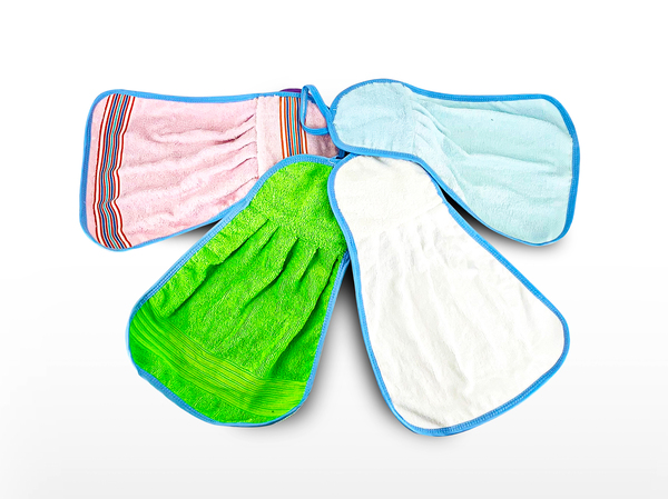 Combo 4 khăn lau bếp cotton 26x42x60g