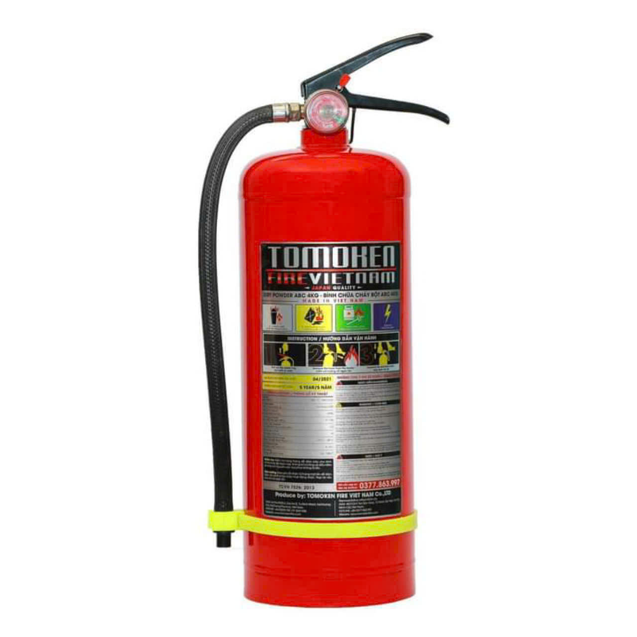 Bình chữa cháy Tomoken 8kg - Phòng Cháy Chữa Cháy An Toàn - Công Ty TNHH An Toàn