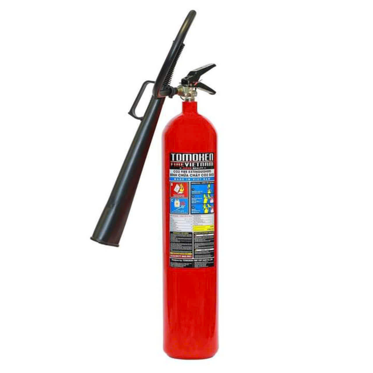 Bình chữa cháy Tomoken CO2 6kg - Phòng Cháy Chữa Cháy An Toàn - Công Ty TNHH An Toàn