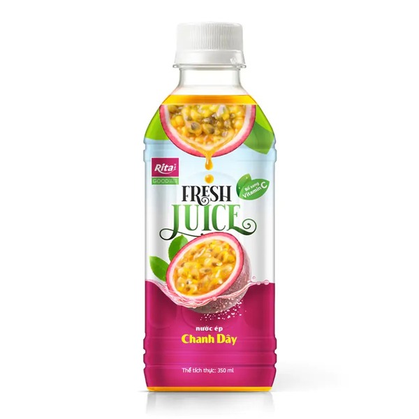 Nước ép chanh dây đóng chai 350ml