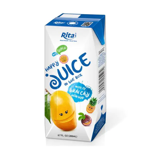 Nước ép trái cây đóng hộp 200ml