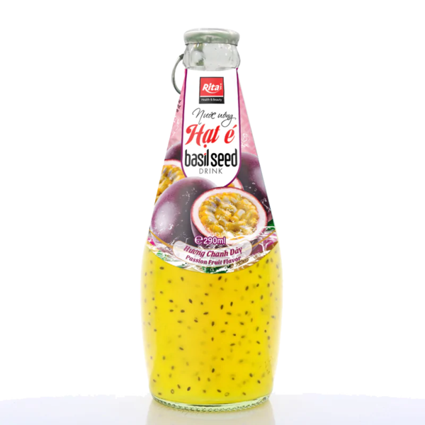 Nước hạt é hương vị chanh dây 290ml
