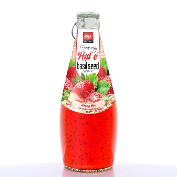Nước uống hạt é hương dâu 290ml