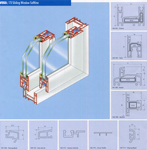 Cửa sổ mở trượt 2 ray B - Sunrise Window - Công Ty Cổ Phần Đầu Tư Sản Xuất - Xây Dựng - Thương Mại Bình Minh