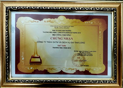 Giải thưởng - Dây Chuyền Sơn Tĩnh Điện Đại Tam Long - Công Ty TNHH Sản Xuất Thương Mại Và Dịch Vụ Đại Tam Long