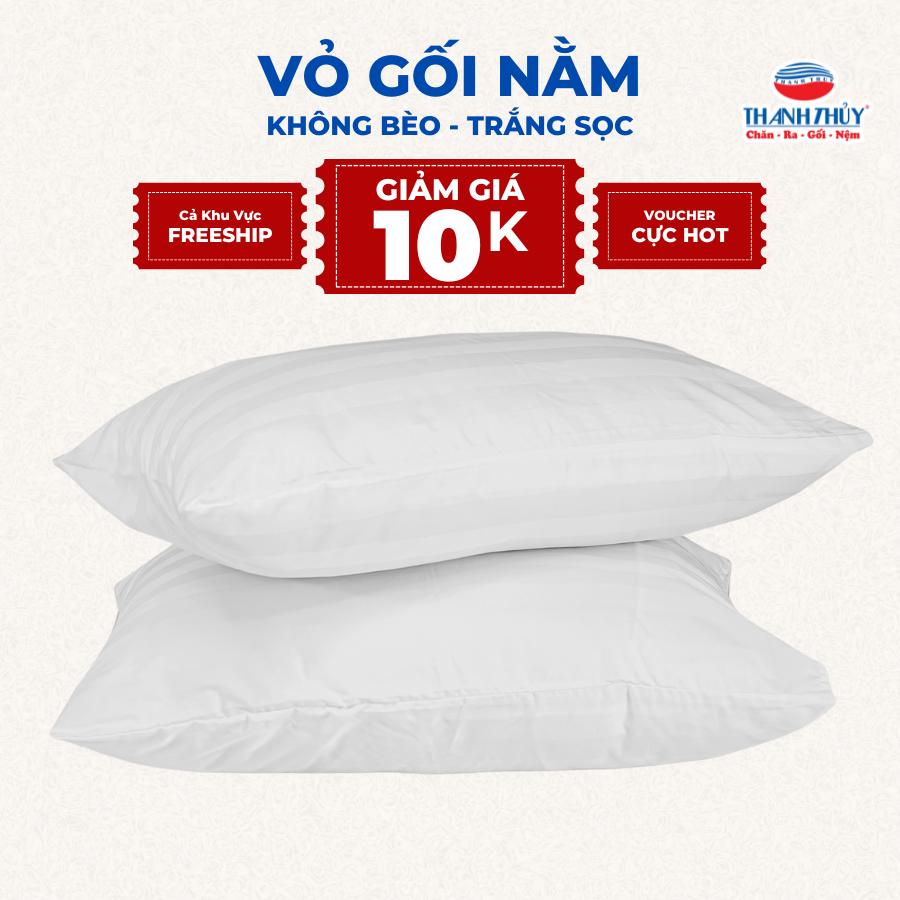 Gối trắng chống nhăn