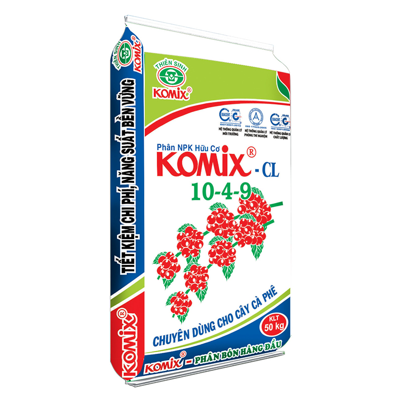 Bao Komix CL-1049 50kg 3D - Phân Bón Komix - Công Ty Cổ Phần Thiên Sinh