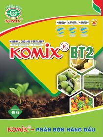 Komix - BT2 - Giảm rửa trôi dinh dưỡng - Phân Bón Komix - Công Ty Cổ Phần Thiên Sinh
