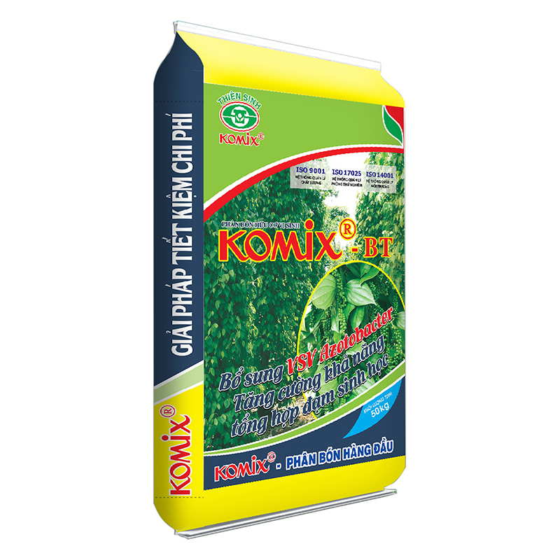 Komix - BT (2-2-2 Azotobacter) - Phân Bón Komix - Công Ty Cổ Phần Thiên Sinh