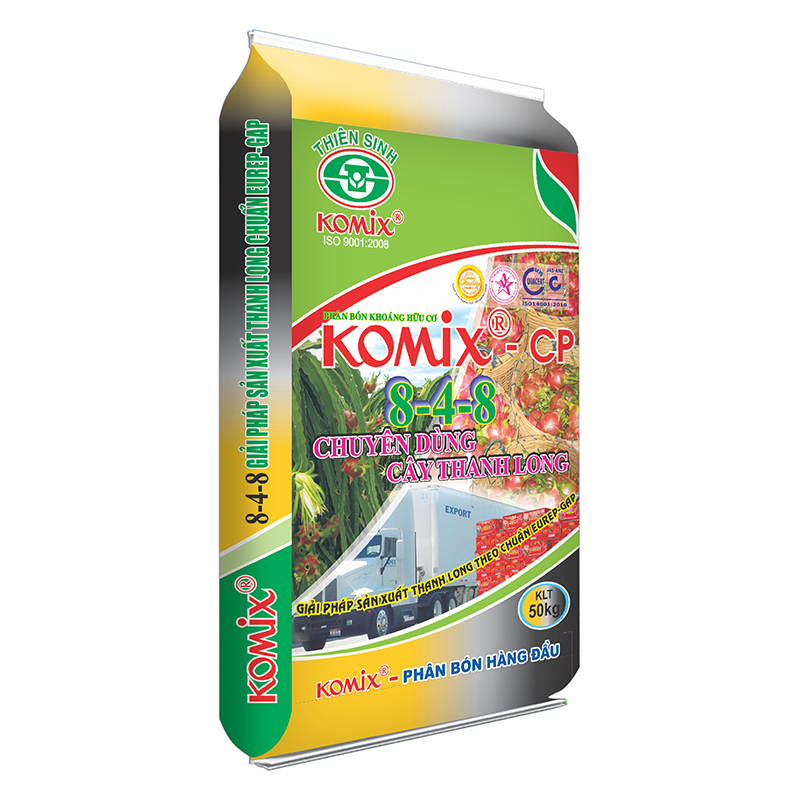 Komix - CP (Thanh Long 8-4-8) - Phân Bón Komix - Công Ty Cổ Phần Thiên Sinh