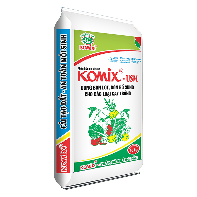 Komix - USM (Các loại cây trồng) (50kg) - Phân Bón Komix - Công Ty Cổ Phần Thiên Sinh