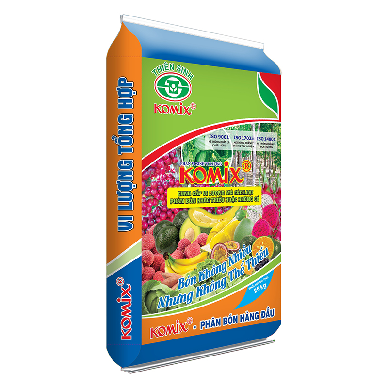 Komix - Vi lượng tổng hợp (25kg) - Phân Bón Komix - Công Ty Cổ Phần Thiên Sinh