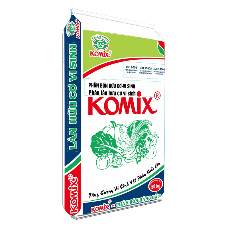 Komix lân hữu cơ vi sinh MT - Phân Bón Komix - Công Ty Cổ Phần Thiên Sinh