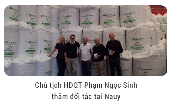 Chủ tịch HDQT Phạm Ngọc Sinh thăm đối tác tại Na Uy - Phân Bón Komix - Công Ty Cổ Phần Thiên Sinh