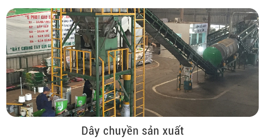 Dây chuyền sản xuất công ty Thiên Sinh - Phân Bón Komix - Công Ty Cổ Phần Thiên Sinh