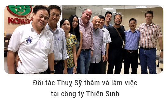 Đối tác Thụy Sĩ thăm và làm việc tại công ty Thiên Sinh - Phân Bón Komix - Công Ty Cổ Phần Thiên Sinh