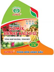 Komix - Kali Humat - Tổng hợp đường, tinh bột - Phân Bón Komix - Công Ty Cổ Phần Thiên Sinh