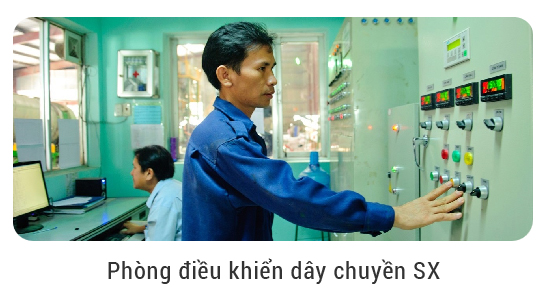 Phòng điều khiển dây chuyền sản xuất công ty Thiên Sinh - Phân Bón Komix - Công Ty Cổ Phần Thiên Sinh