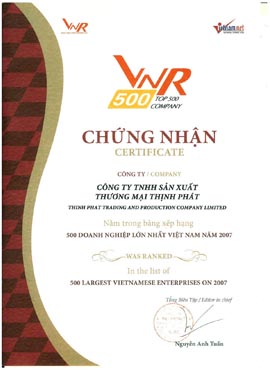 500 Doanh Nghiệp lớn nhất Việt Nam 2007