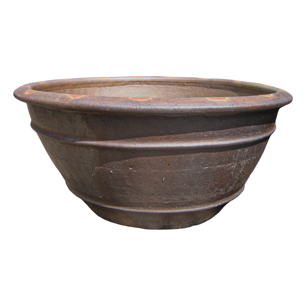 Chậu đất sét đen