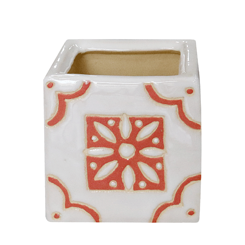 Chậu gốm đất sét nâu