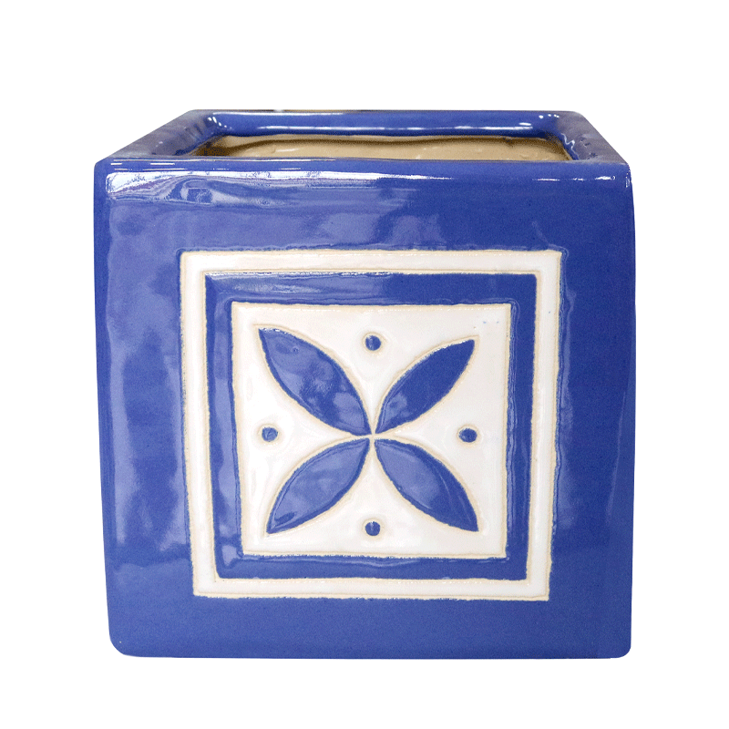 Chậu gốm đất sét nâu