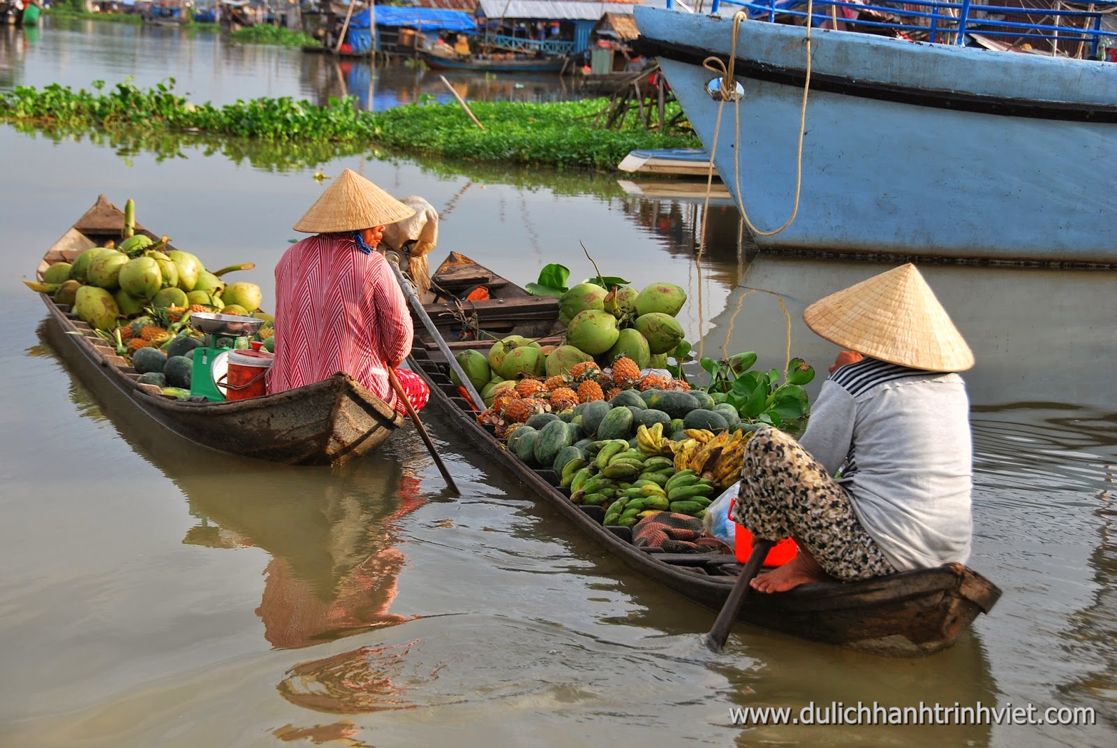 Du lịch chợ nổi Long Xuyên - Hành Trình Việt - Công Ty TNHH Du Lịch Vận Chuyển Hành Trình Việt