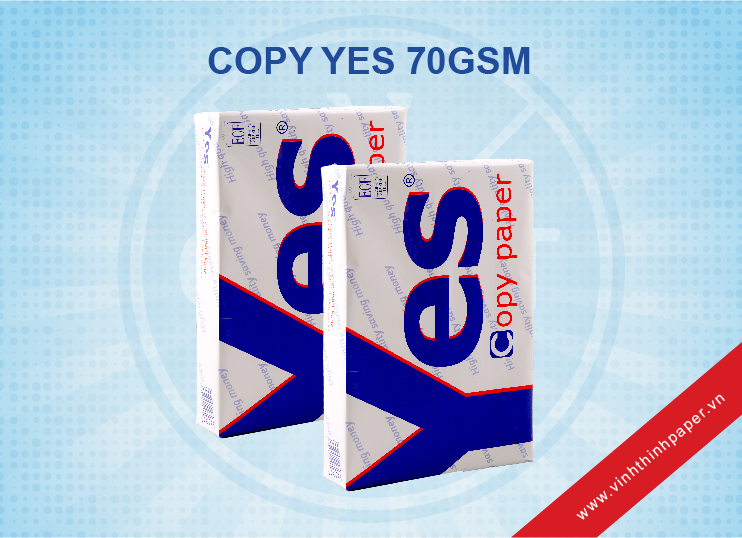 Giấy photocopy Copy Yes 70gsm - Giấy Vĩnh Thịnh - Công Ty TNHH Thương Mại Công Nghiệp Giấy Vĩnh Thịnh