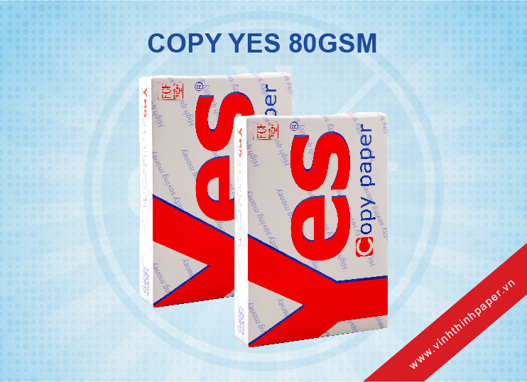 Giấy photocopy Copy Yes 80gsm - Giấy Vĩnh Thịnh - Công Ty TNHH Thương Mại Công Nghiệp Giấy Vĩnh Thịnh