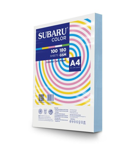 Giấy bìa màu Subaru đồng tâm - Giấy Vĩnh Thịnh - Công Ty TNHH Thương Mại Công Nghiệp Giấy Vĩnh Thịnh