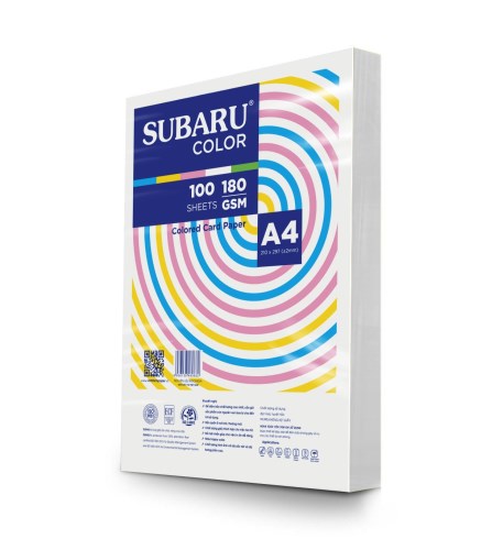 Giấy bìa màu Subaru đồng tâm - Giấy Vĩnh Thịnh - Công Ty TNHH Thương Mại Công Nghiệp Giấy Vĩnh Thịnh