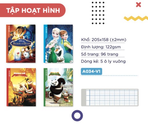 Tập hoạt hình - Giấy Vĩnh Thịnh - Công Ty TNHH Thương Mại Công Nghiệp Giấy Vĩnh Thịnh